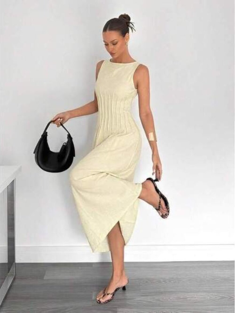 Siren Gaze Waist Ruched A-Line Long Dress, Slimming, Dresses Fo